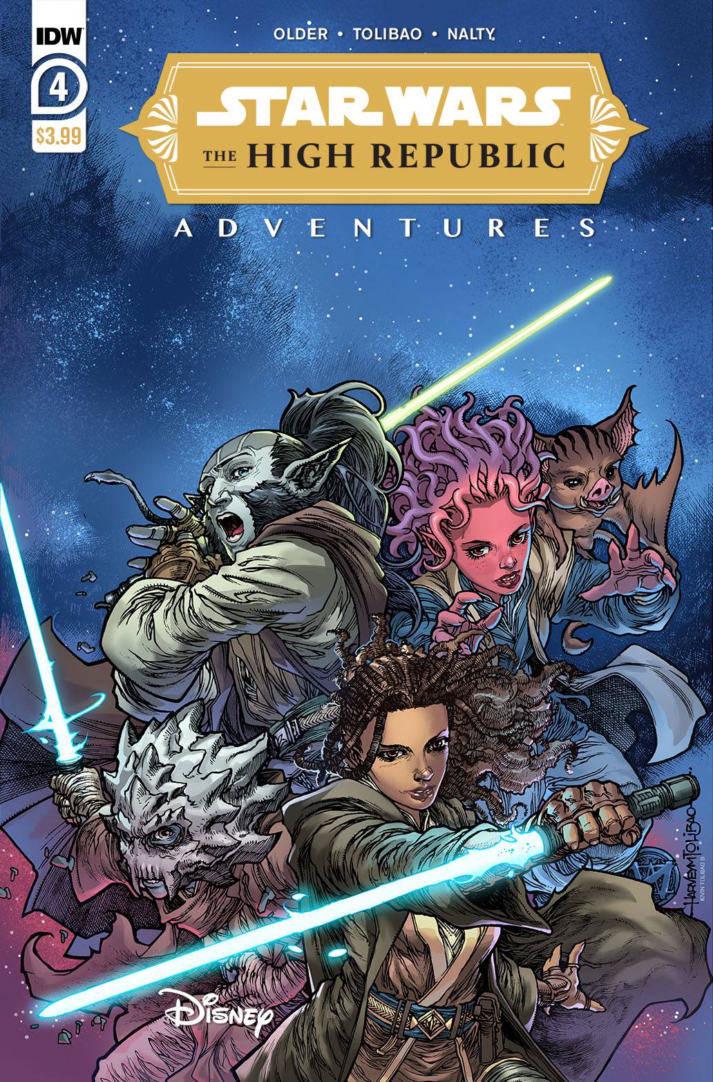 Star Wars High Republic Adventures #4 Harvey Tolibao Daniel Jose Older (C: 1-0-0) (05/05/2021) Idw