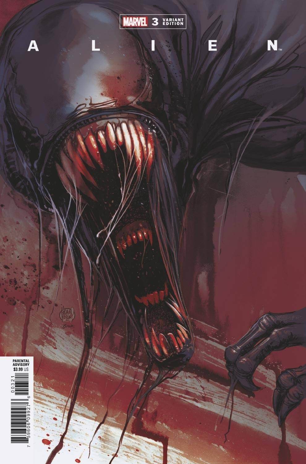 Alien #3 B Adam Kubert Variant (05/26/2021) Marvel