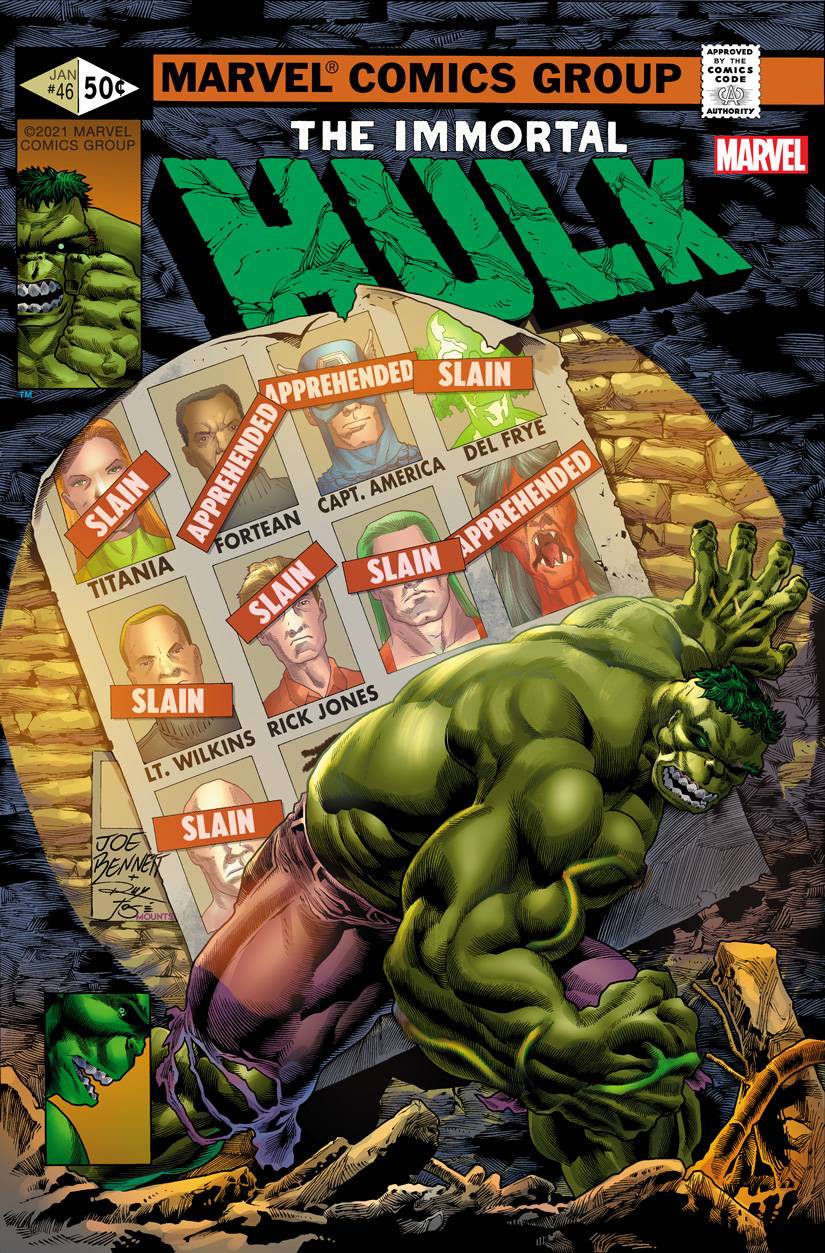 Immortal Hulk #46 B Joe Bennett Homage Variant (05/05/2021) Marvel