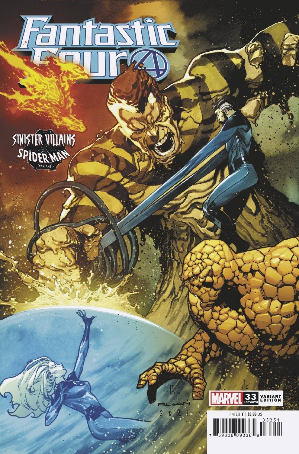 Fantastic Four #33 B Dike Ruan Spider-Man Villains Variant (06/16/2021) Marvel