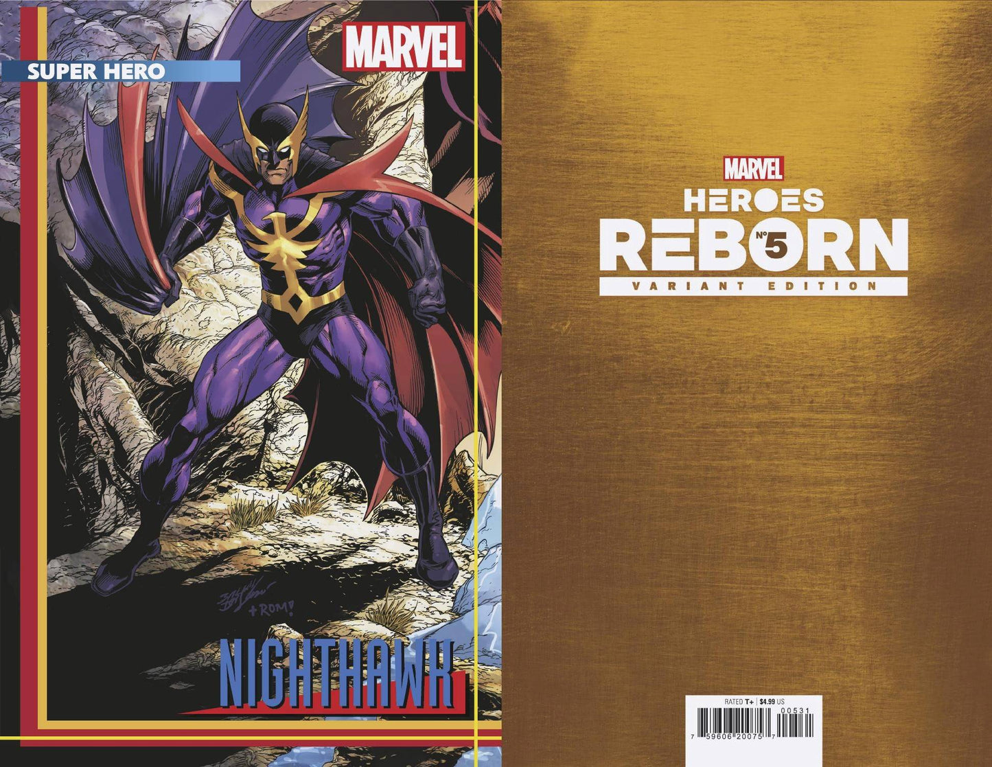 Heroes Reborn #5 B (Of 7) Mark Bagley Connecting Trading Card Variant (06/02/2021) Marvel