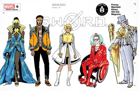 Sword #6 B Valerio Schiti Character Design Variant (06/23/2021) Marvel