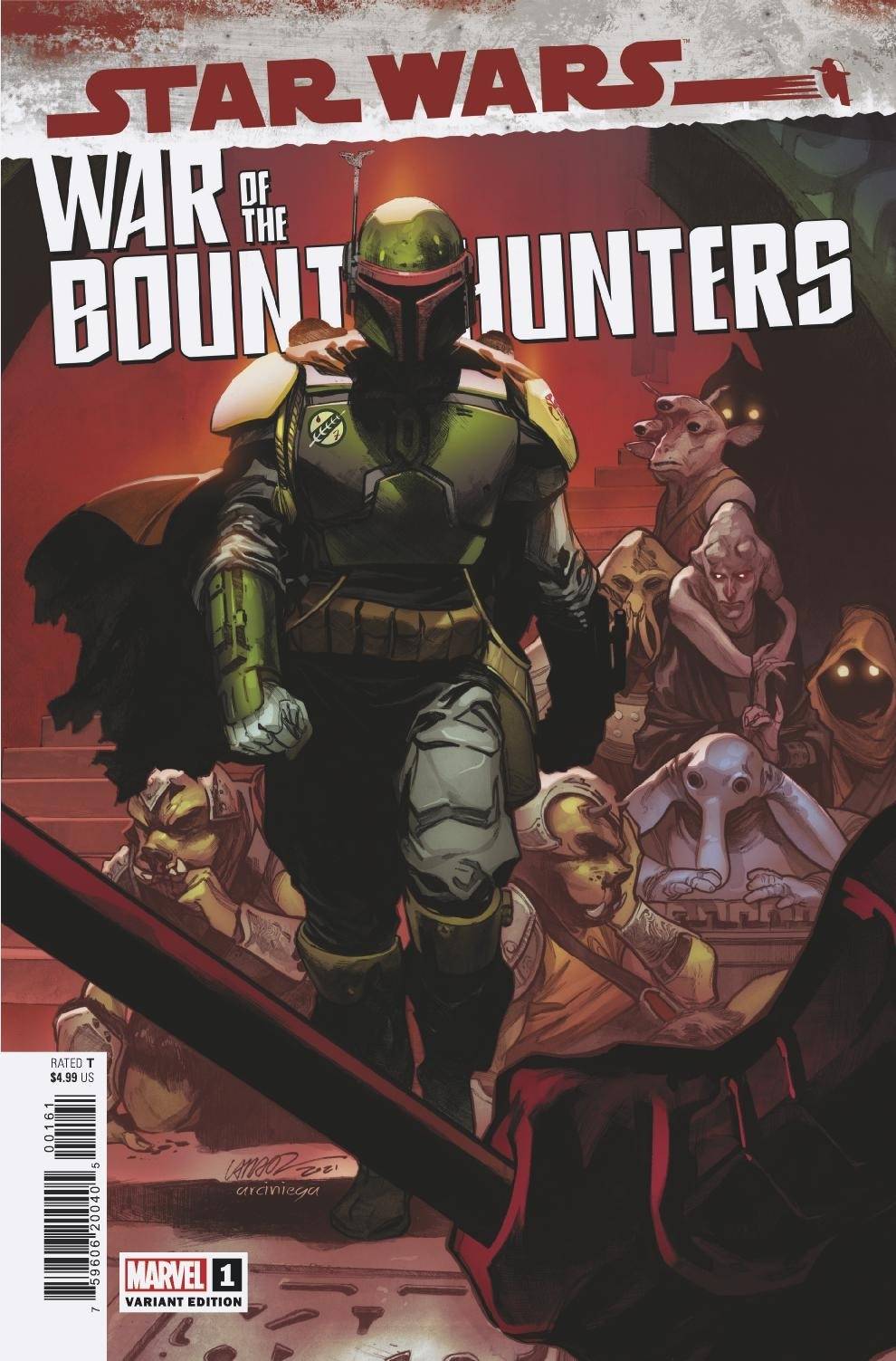 Star Wars War Bounty Hunters #1 (Of 5) 1:50 Pepe Larraz Variant (06/02/2021) Marvel