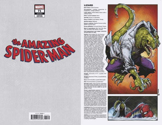 Amazing Spider-Man #71 C Handbook Variant Sinw (07/28/2021) Marvel