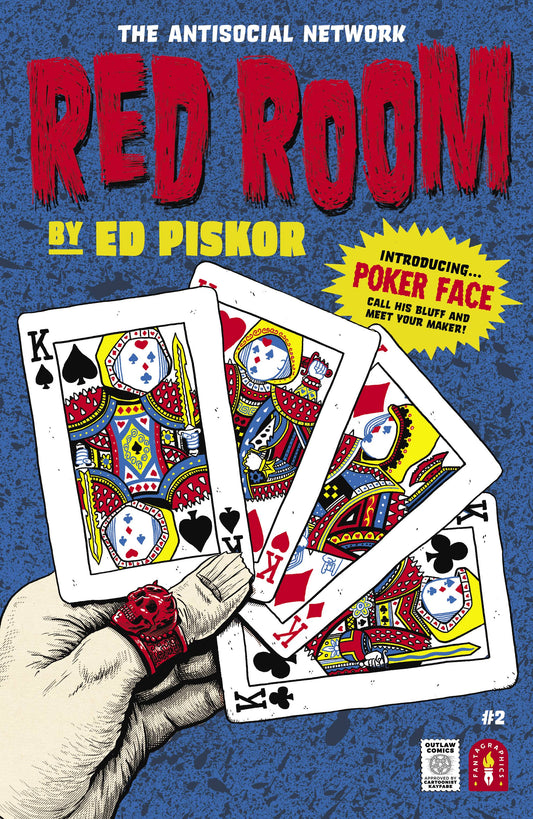 Red Room #2 1:10 Ed Piskor Poker Face Playing Cards FOC Variant (06/16/2021) Fantagraphics