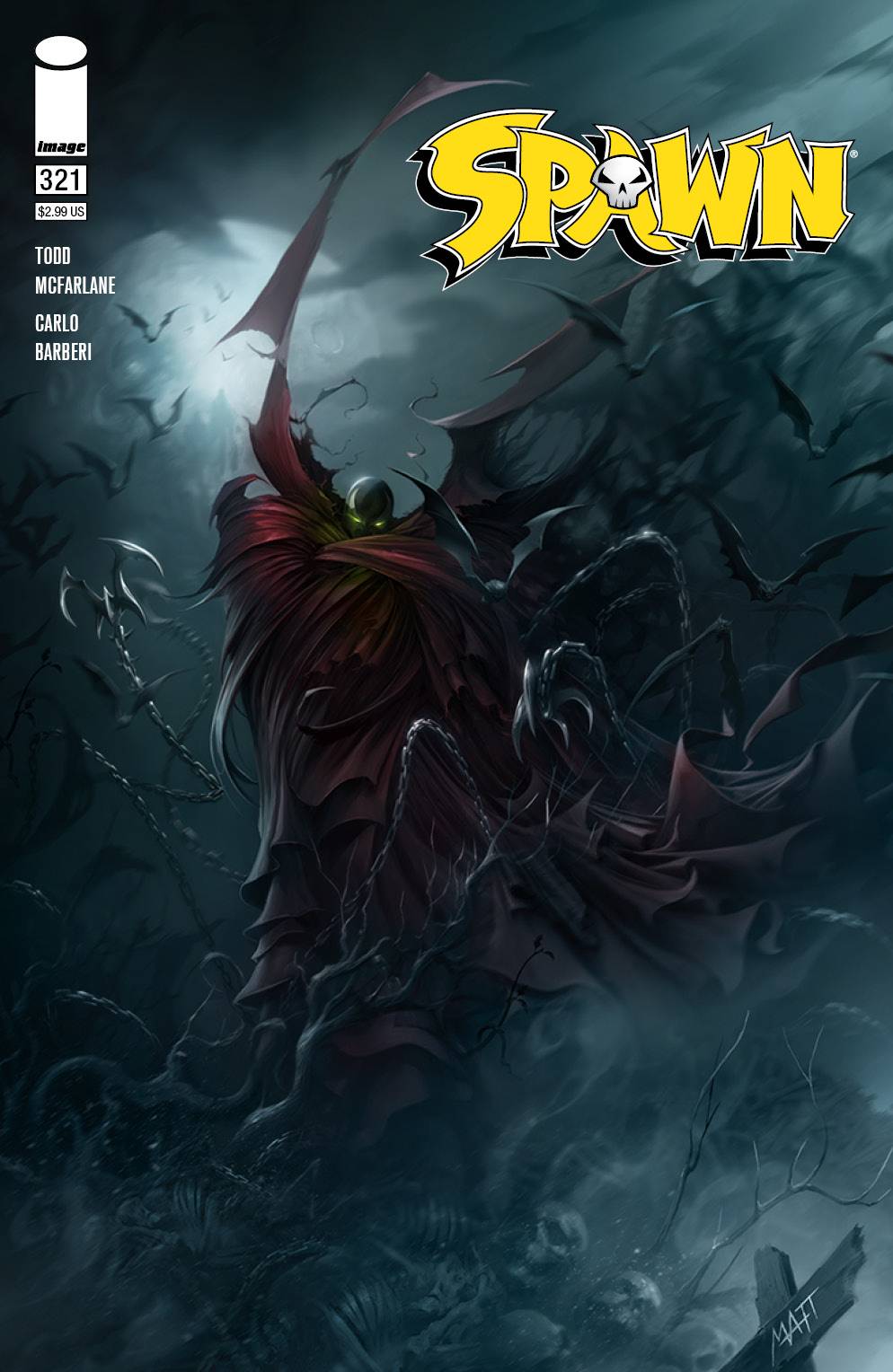 Spawn #321 C Francesco Mattina Variant (09/01/2021) Image