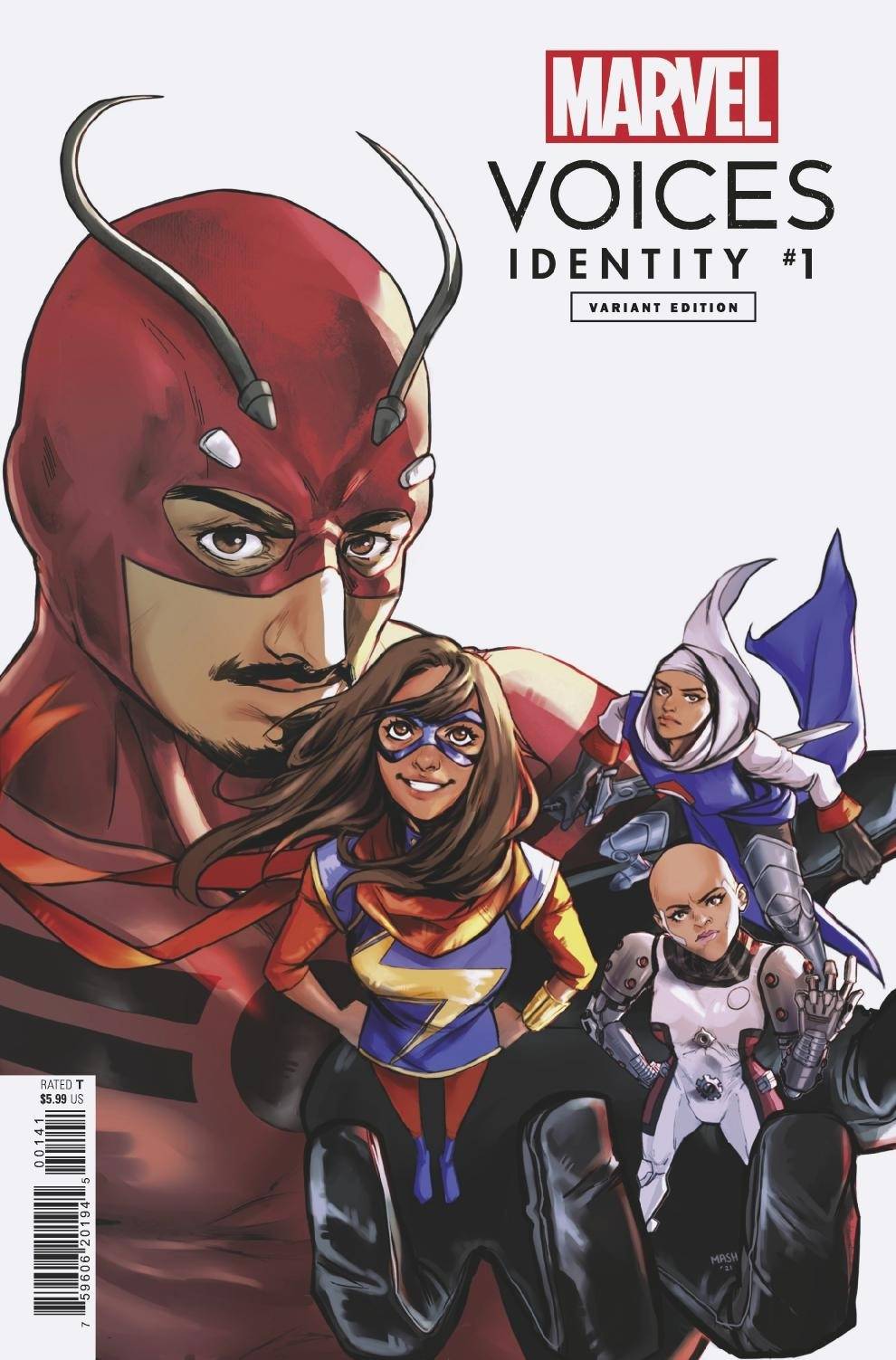 Marvels Voices Identity #1 D Mashal Ahmed Variant (08/25/2021) Marvel
