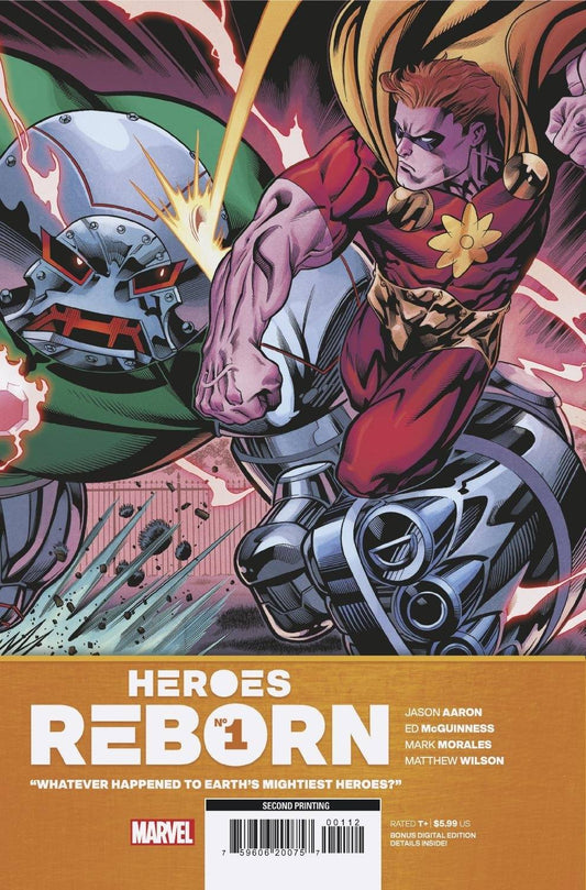 Heroes Reborn #1 (Of 7) 2nd Print Ed McGuinness Variant (06/09/2021) Marvel