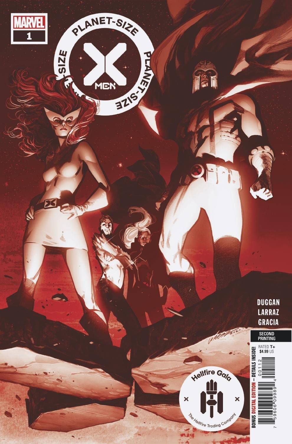 Planet-Sized X-Men #1 2nd Print Pepe Larraz Variant (07/28/2021) Marvel