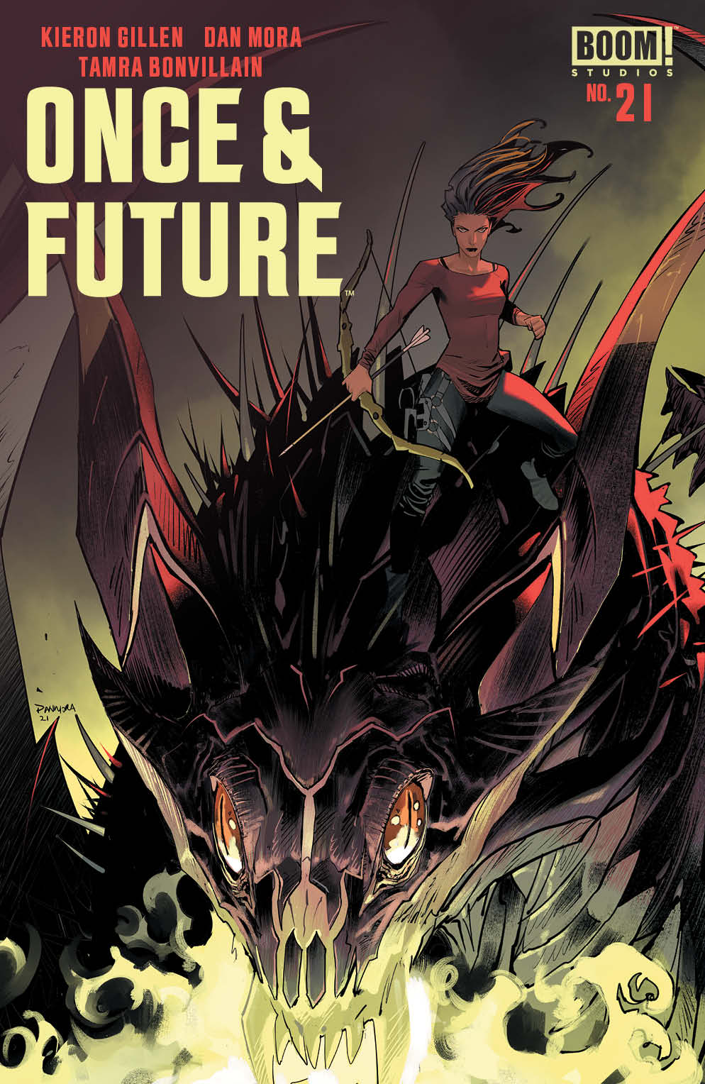 Once & Future #21 A Dan Mora Kieron Gillen (10/27/2021) Boom