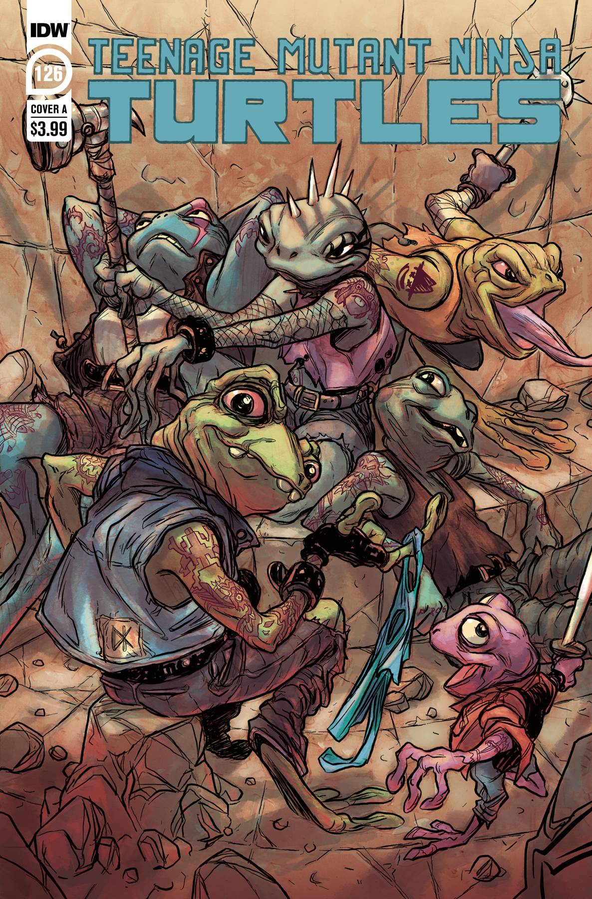 Tmnt Ongoing #126 A Pablo Tunica Teenage Mutant Ninja Turtles (C: 1-0-0) (02/16/2022) Idw