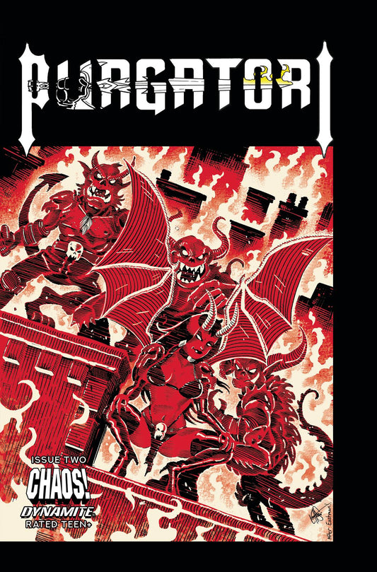 Purgatori #2 J Ken Haeser TMNT Homage FOC Bonus Variant (11/17/2021) Dynamite