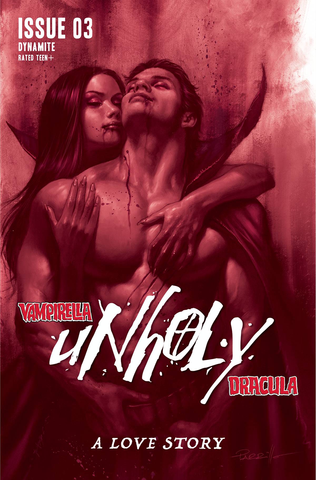 Vampirella Dracula Unholy #3 F 1:10 Lucio Parrillo Tint Variant (02/23/2022) Dynamite