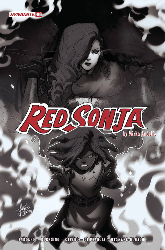 Red Sonja (2021) #6 F 1:15 Mirka Andolfo B&W Variant (02/23/2022) Dynamite