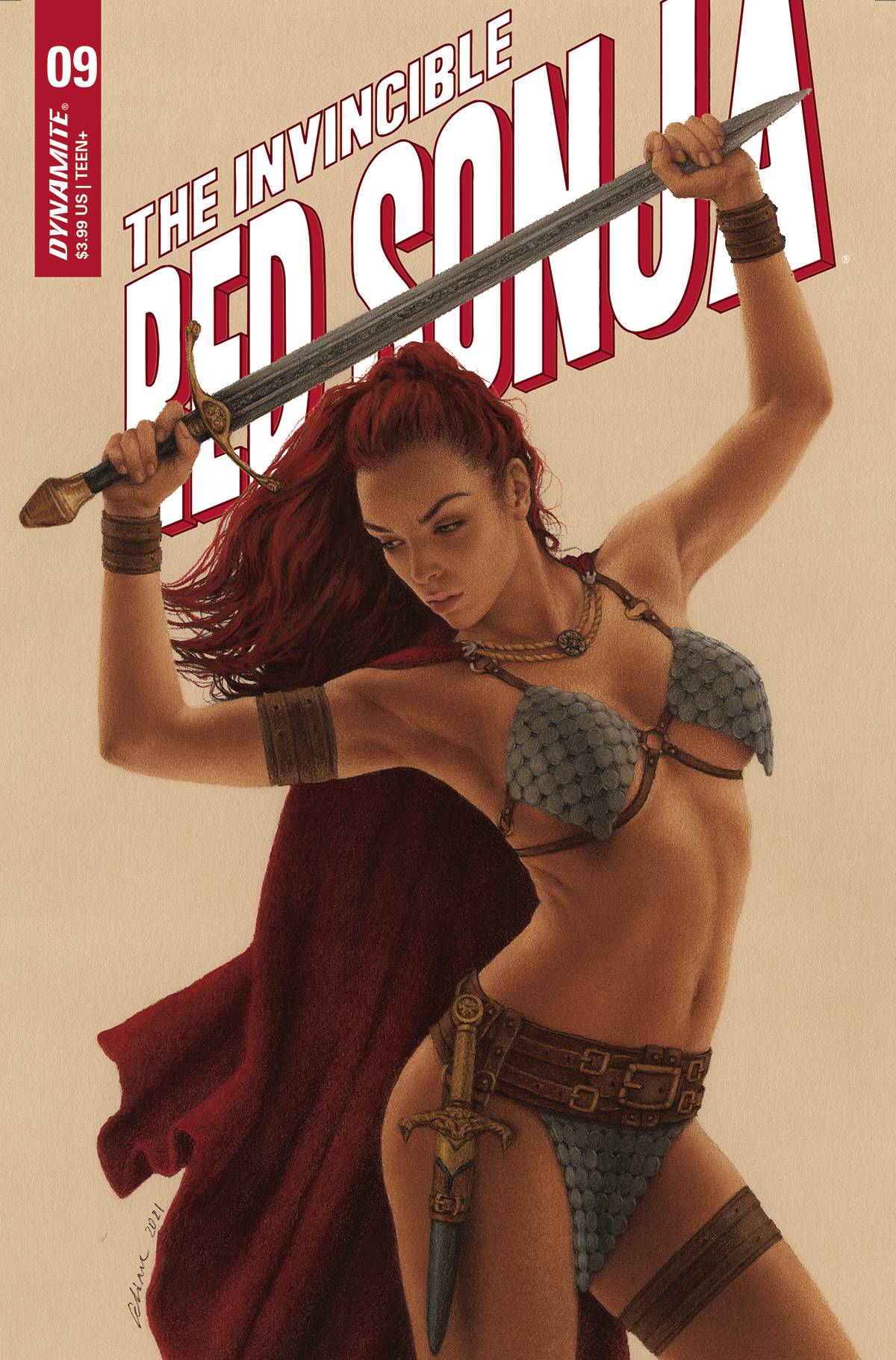 Invincible Red Sonja #9 C Celina Variant (06/08/2022) Dynamite