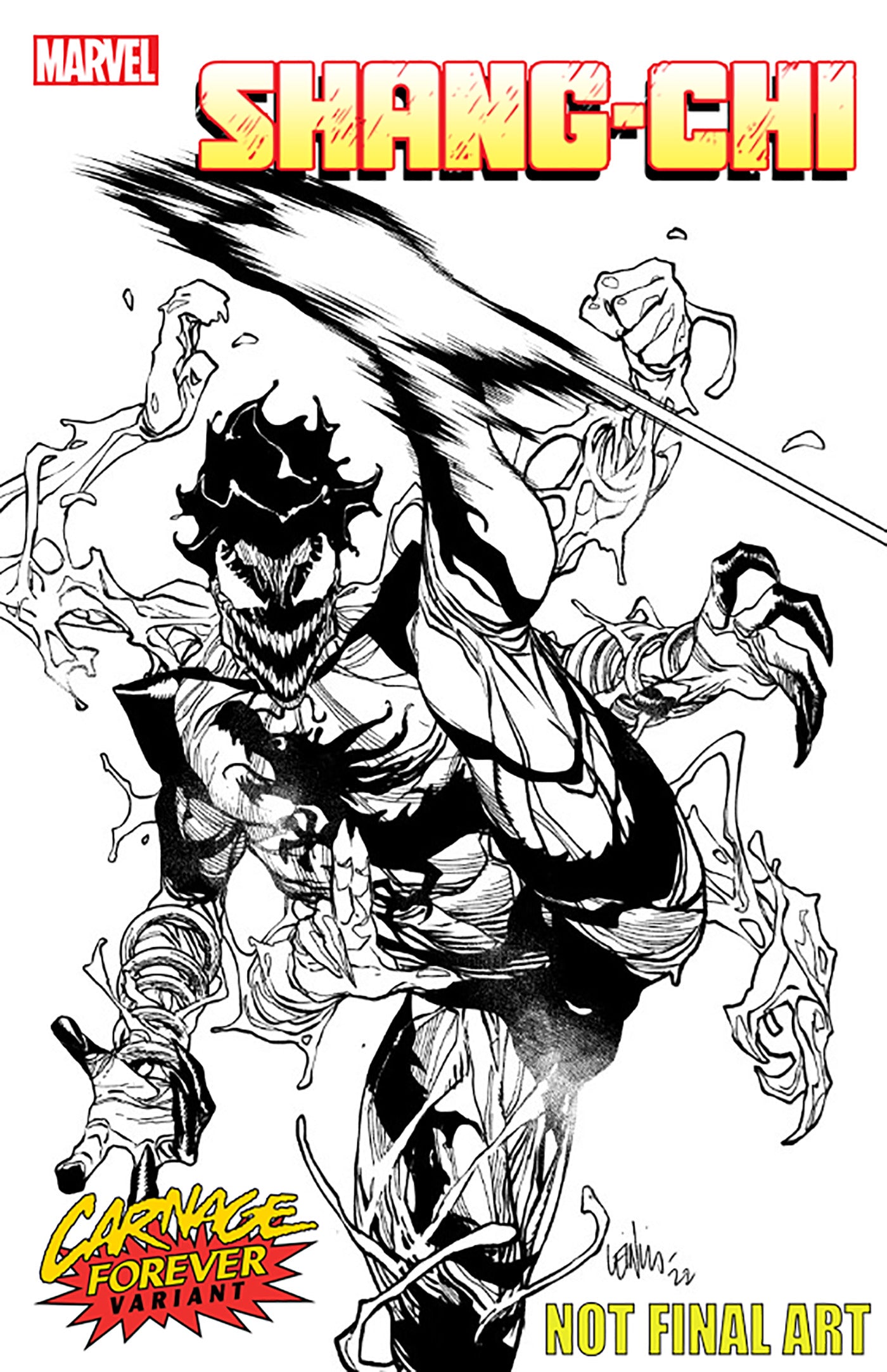 Shang-Chi #10 C Leinil Francis Yu Carnage Forever Variant (03/23/2022) Marvel