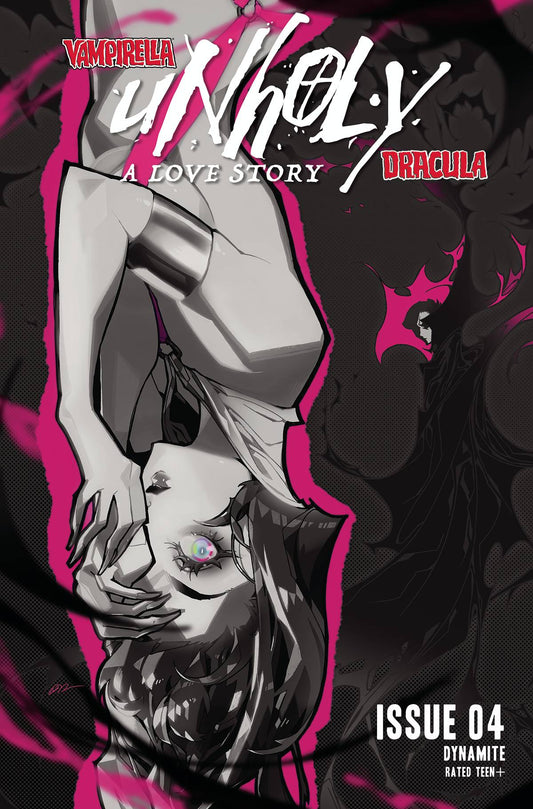 Vampirella Dracula Unholy #4 H 1:20 Rose Besch B&W Variant (03/30/2022) Dynamite