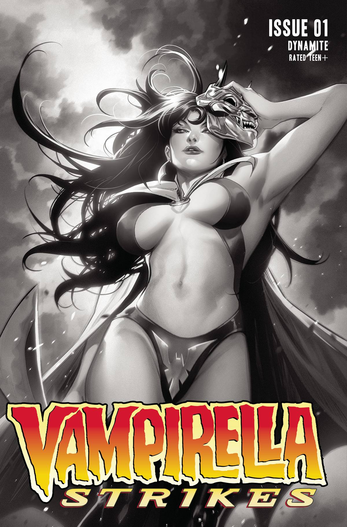 Vampirella Strikes #1 I 1:30 Sephen Segovia B&W Variant GGA (05/11/2022) Dynamite
