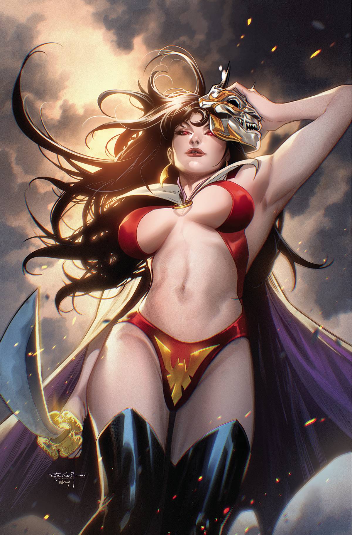 Vampirella Strikes #1 K 1:50 Sephen Segovia Virgin Variant GGA (05/11/2022) Dynamite