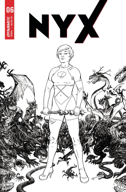 Nyx #6 E 1:10 Alvaro Lopez B&W Variant GGA (05/18/2022) Dynamite