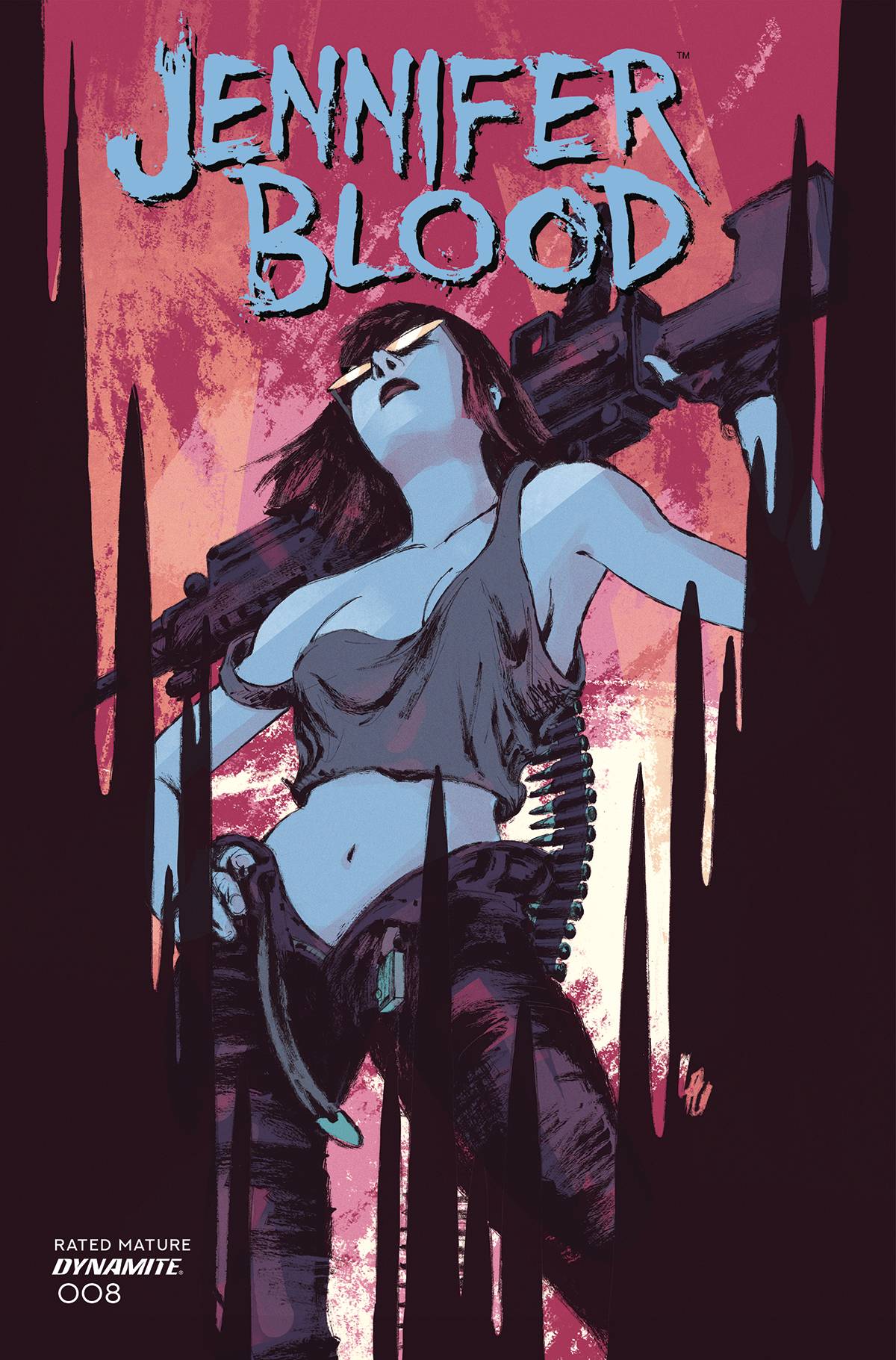 Jennifer Blood #8 B Jonathan Lau Variant GGA (Mr) (05/18/2022) Dynamite