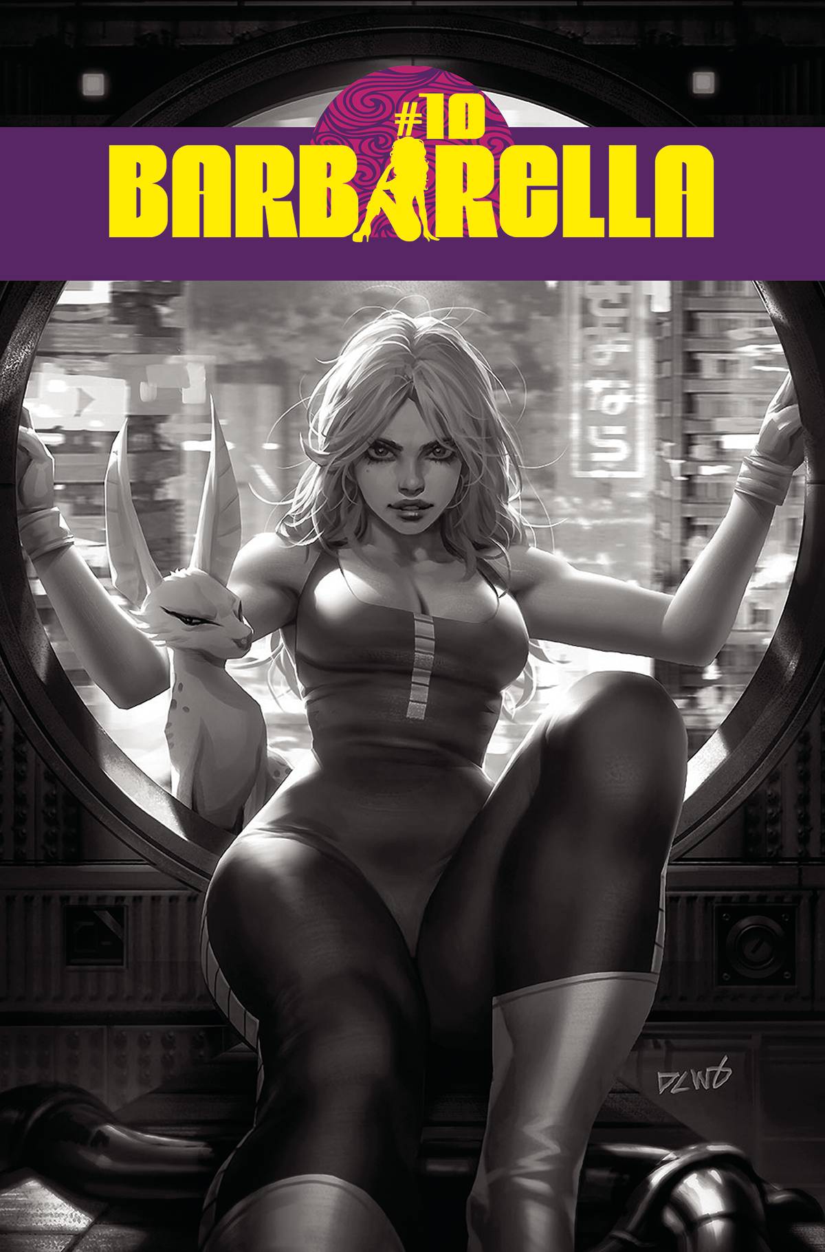 Barbarella #10 I 1:25 Derrick Chew B&W Variant GGA (06/01/2022) Dynamite