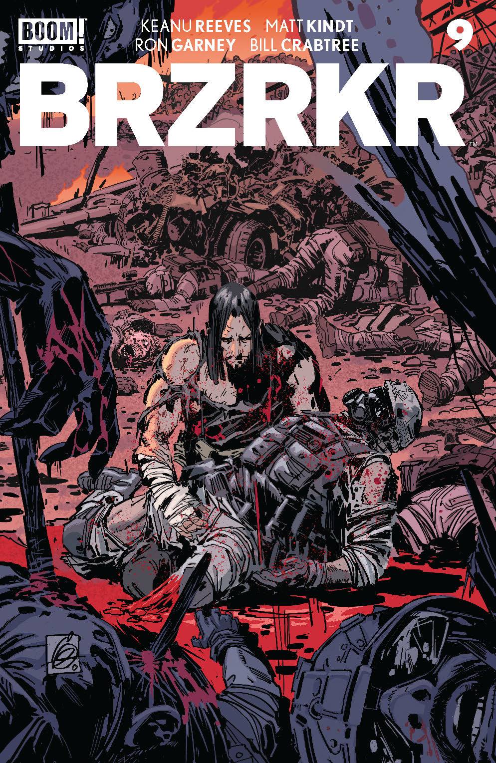 Brzrkr (Berzerker) #9 (Of 12) C Ron Garney Foil Variant (Mr) (06/29/2022) Boom