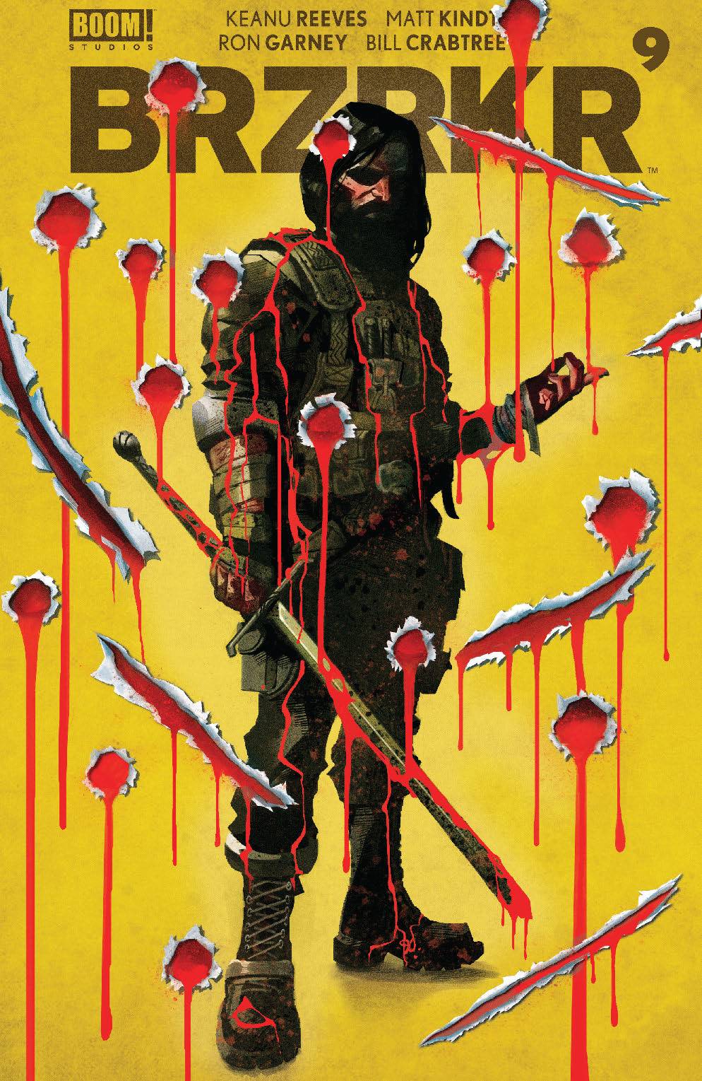 Brzrkr (Berzerker) #9 (Of 12) D Mike Del Mundo Foil Variant (Mr) (06/29/2022) Boom