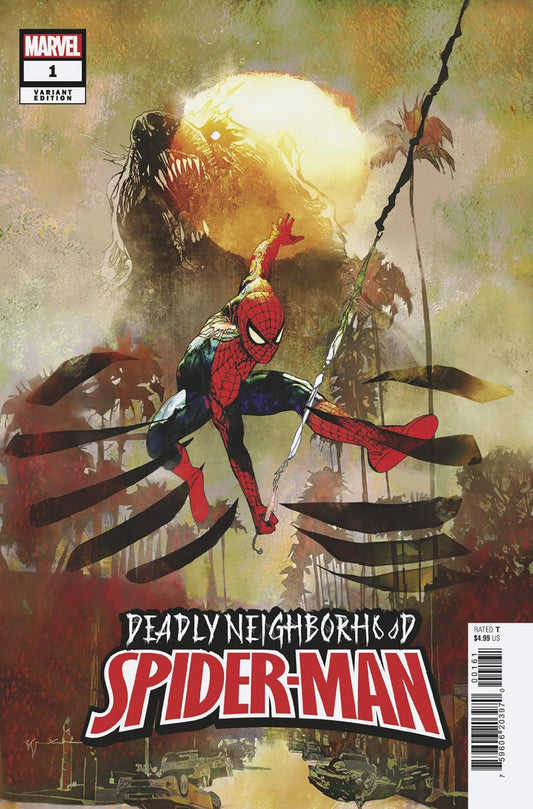 Deadly Neighborhood Spider-Man #1 1:50 Bill Sienkiewicz Variant (10/19/2022) Marvel
