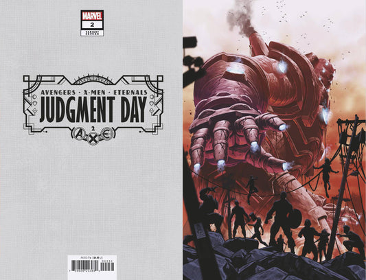 A.X.E. Judgment Day #2 1:100 Mark Brooks Virgin Variant [Axe] (08/10/2022) Marvel