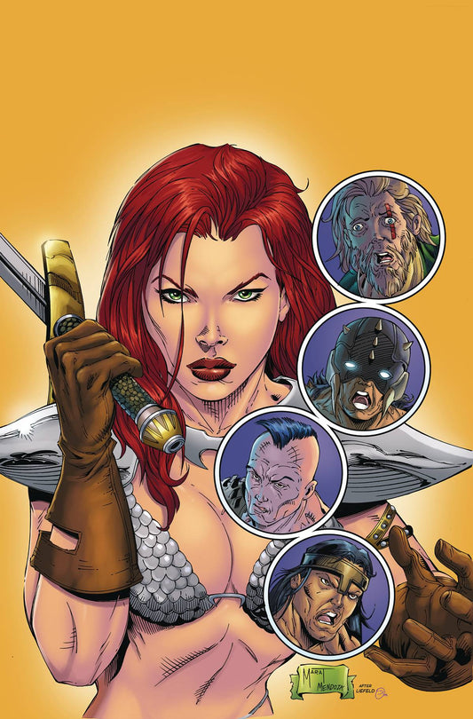 Immortal Red Sonja #1 V 1:10 FOC Marat Mychaels Virgin Variant (04/13/2022) Dynamite