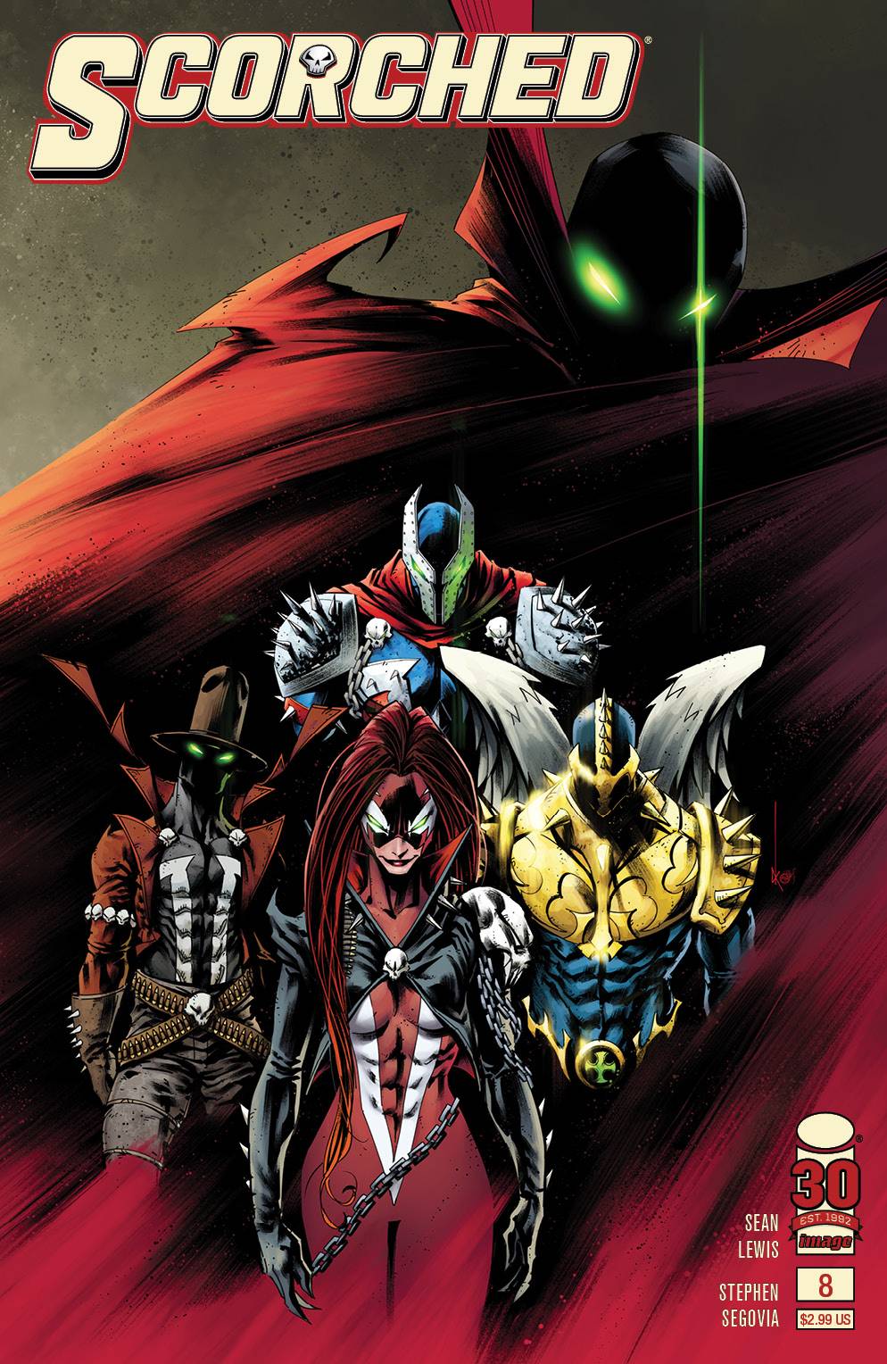 Spawn Scorched #8 B Kevin Keane Variant (07/27/2022) Image