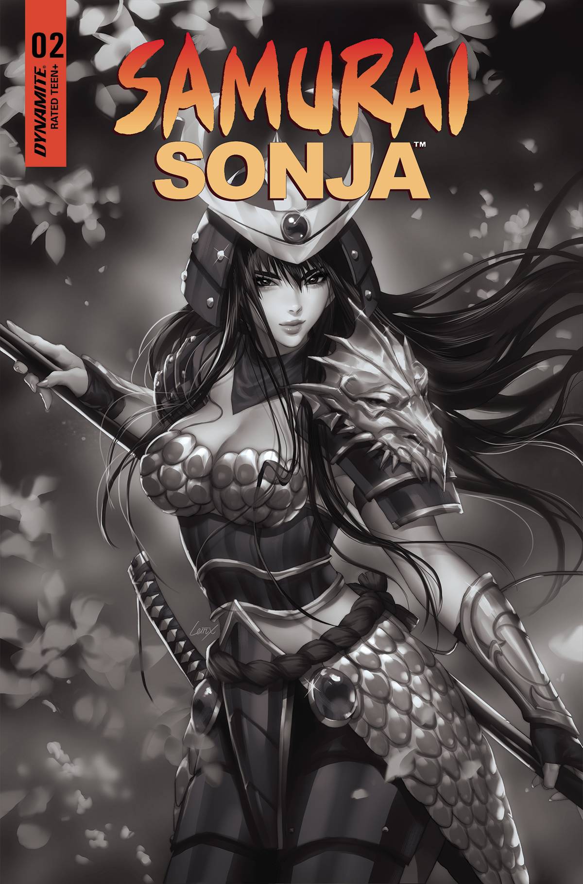 Samurai Sonja #2 F 1:10 Leirix Li B&W Variant (07/20/2022) Dynamite