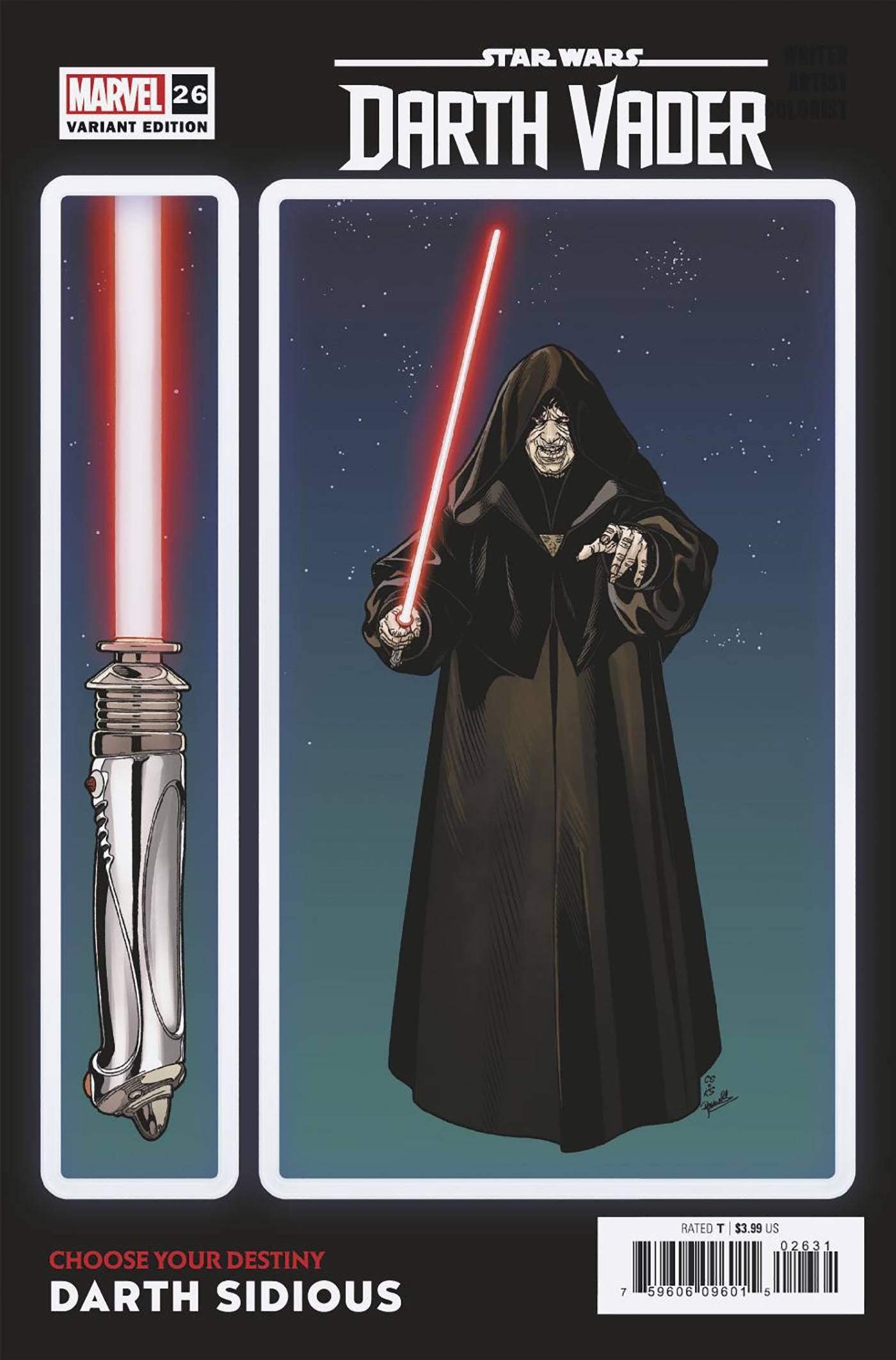 Star Wars Darth Vader #26 C Chris Sprouse Choose Your Destiny Variant (08/24/2022) Marvel