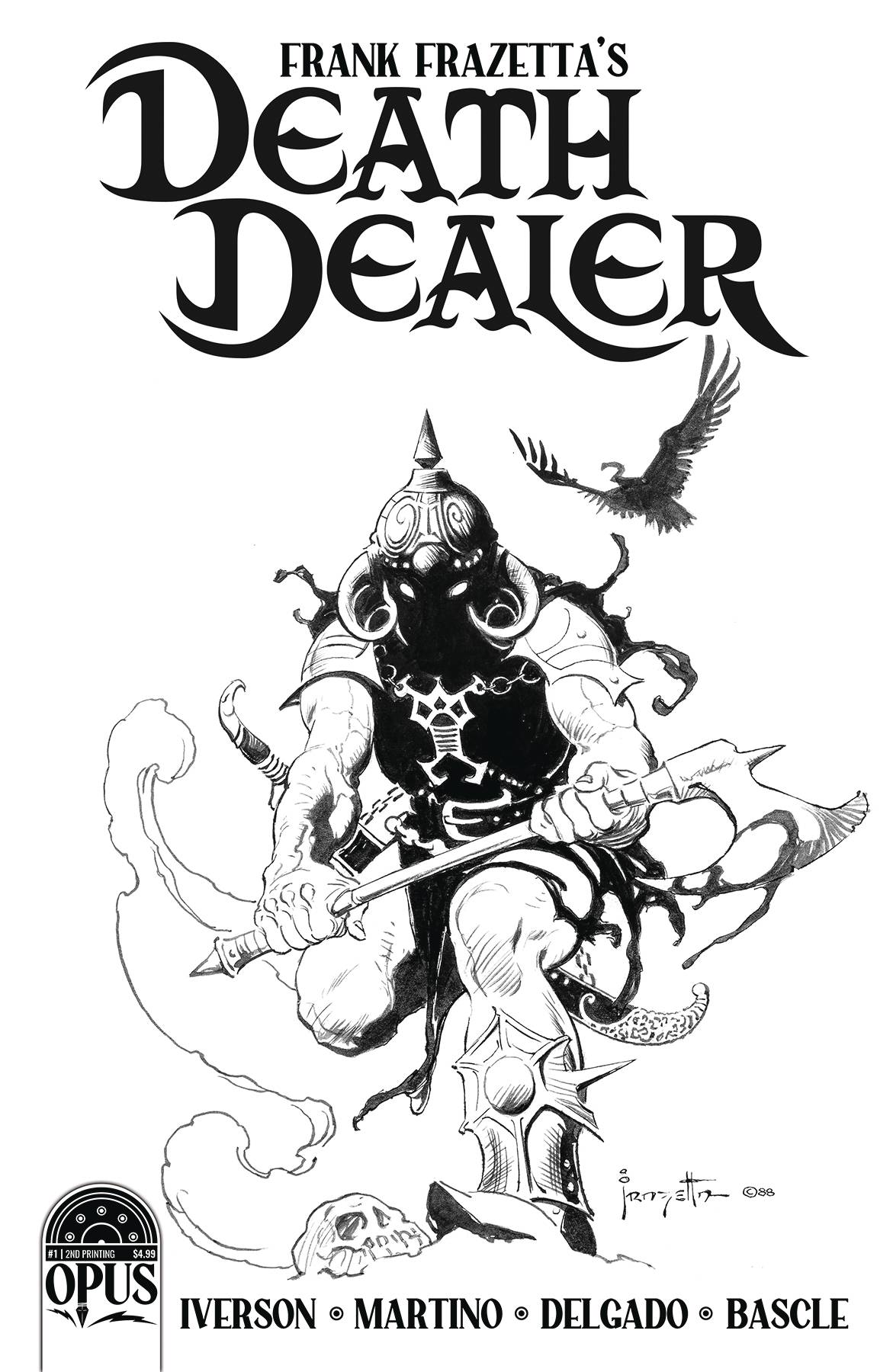 Frank Frazetta Death Dealer #1 2nd Print Frank Frazetta Sketch Variant (06/15/2022) Opus