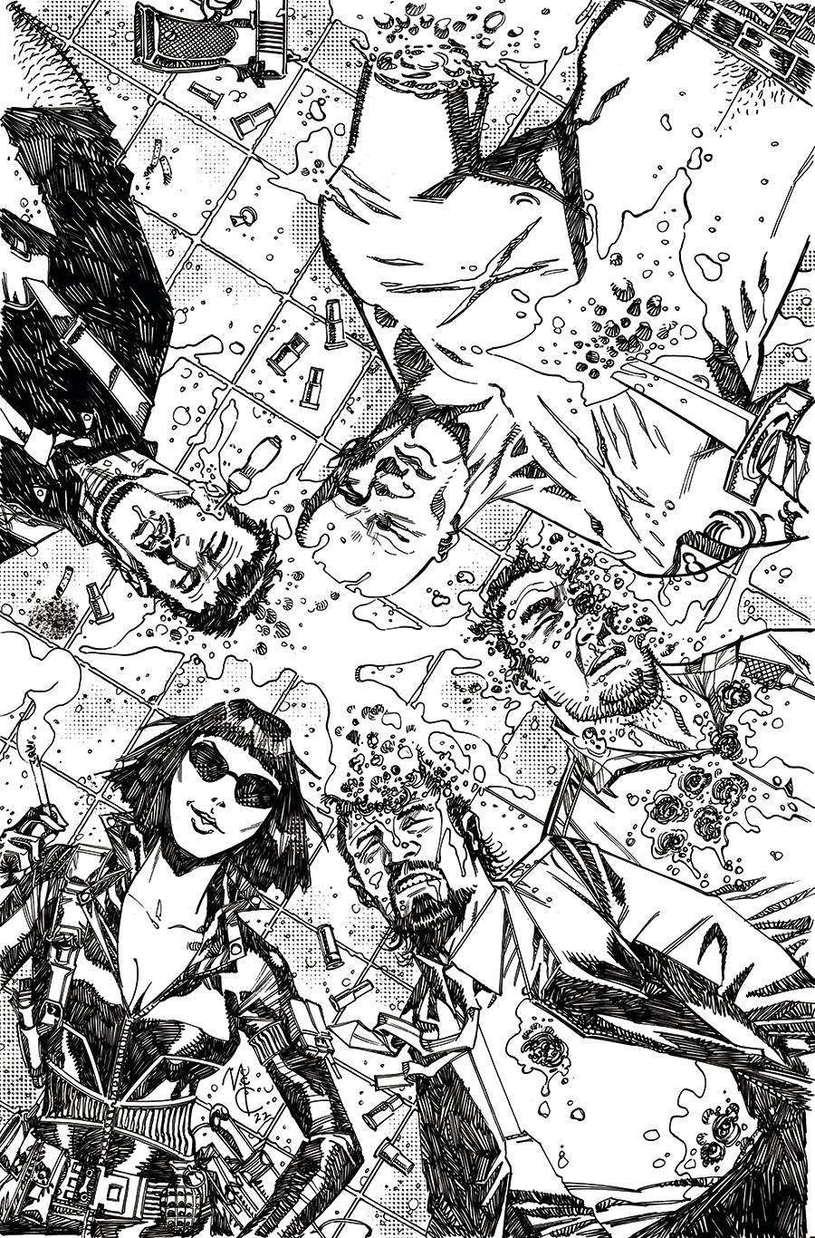 Jennifer Blood #9 P 1:7 John McCrea Boys Homage B&W Virgin FOC Bonus Variant (Mr) (06/15/2022) Dynamite