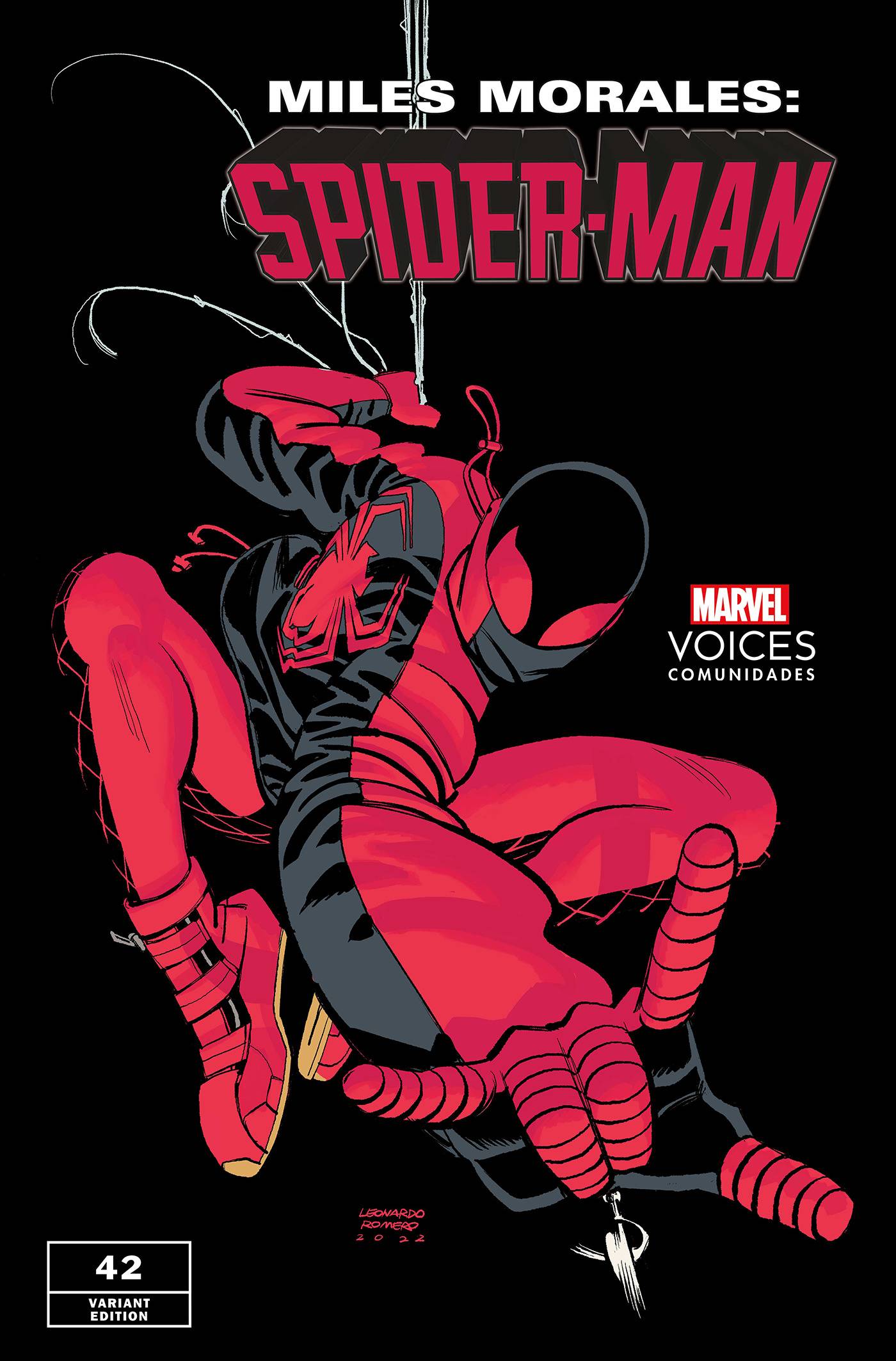 Miles Morales Spider-Man #42 D Leonardo Romero Community Variant (09/28/2022) Marvel