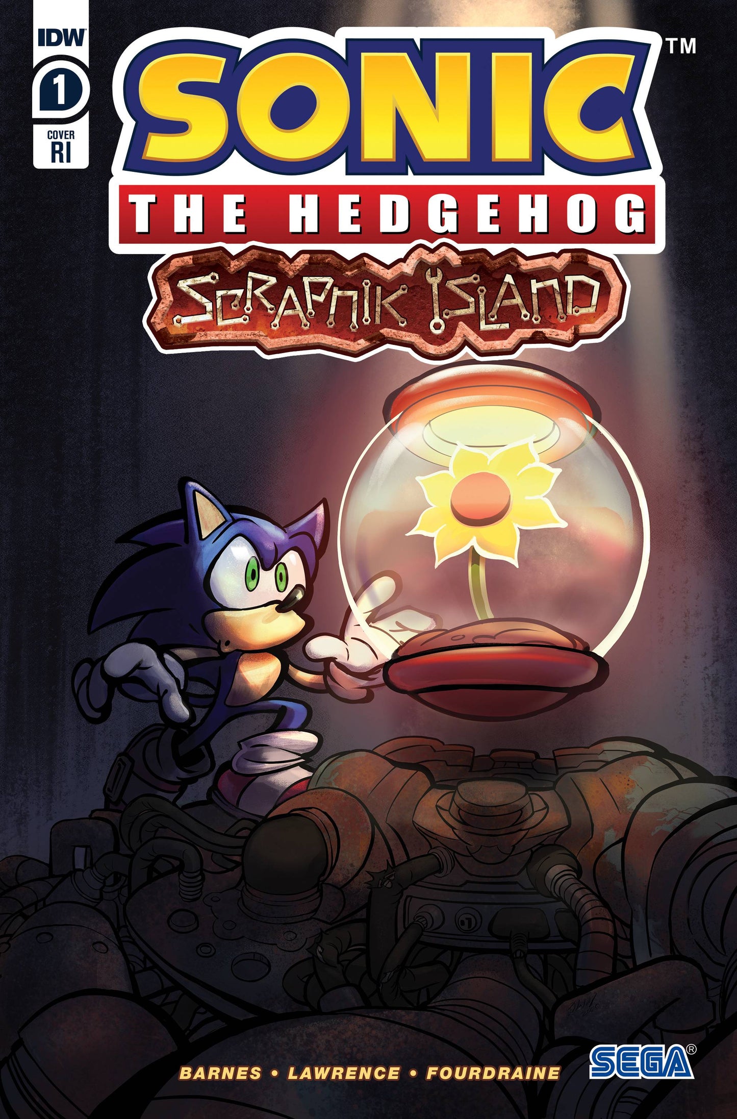 Sonic The Hedgehog Scrapnik Island #1 C 1:10 Skelly Variant (10/19/2022) Idw