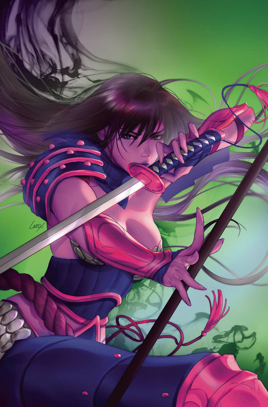 Samurai Sonja #2 M 1:7 Leirix Li Ultraviolet Virgin FOC Bonus Variant (07/20/2022) Dynamite