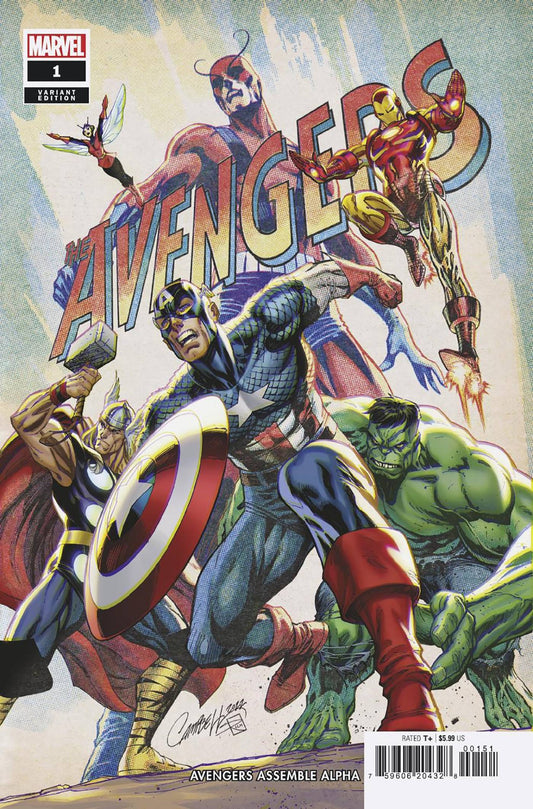 Avengers Assemble Alpha #1 C J Scott Campbell Anniversary Variant (11/30/2022) Marvel