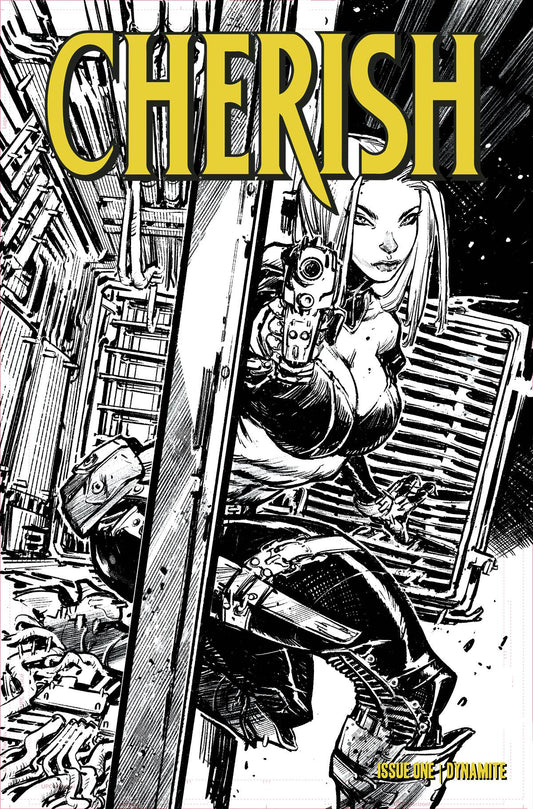 Cherish #1 E 1:10 Eric Canete B&W Variant (11/02/2022) Dynamite