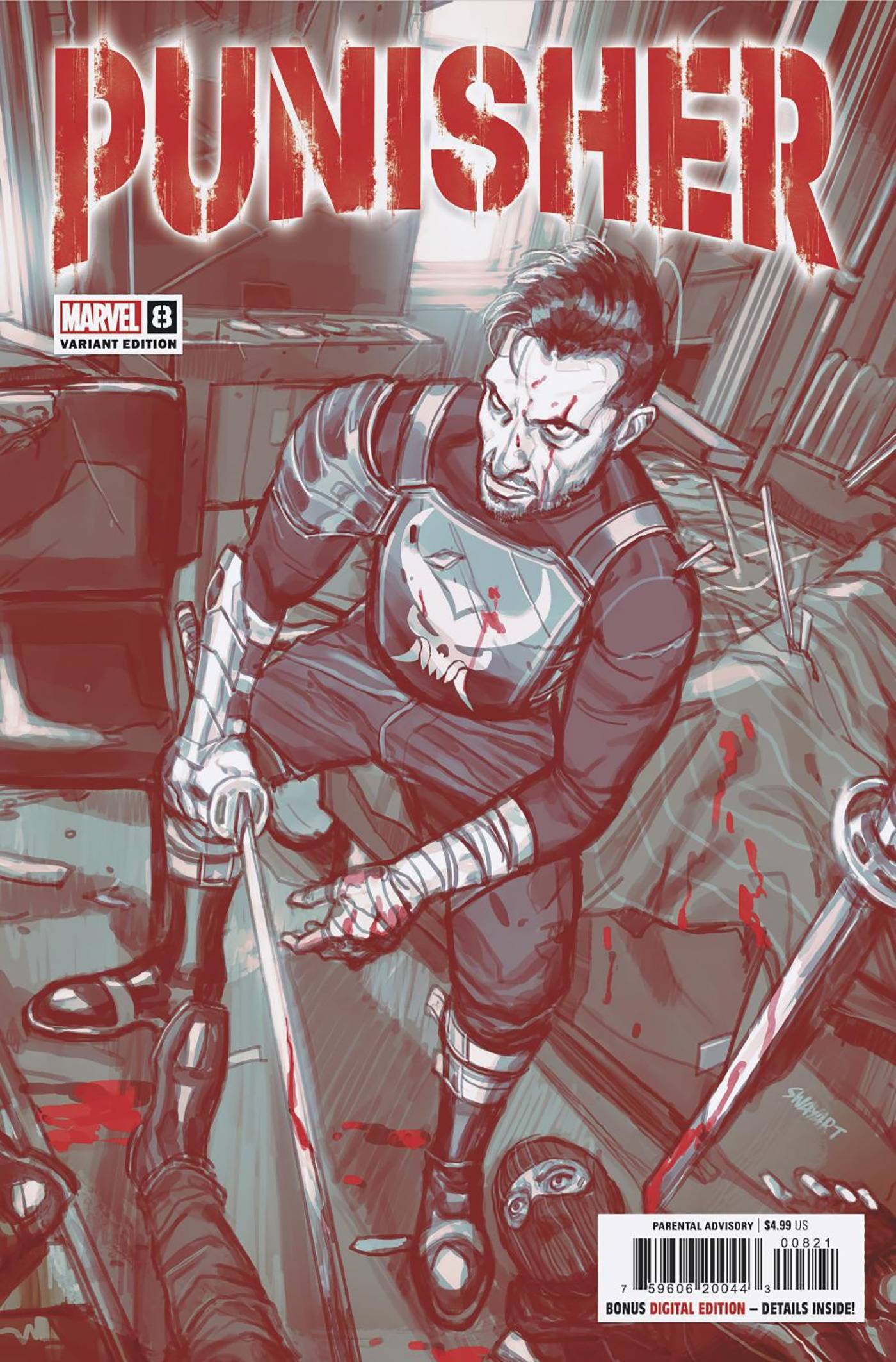 Punisher #8 B Joshua Swaby Sway Variant (12/07/2022) Marvel