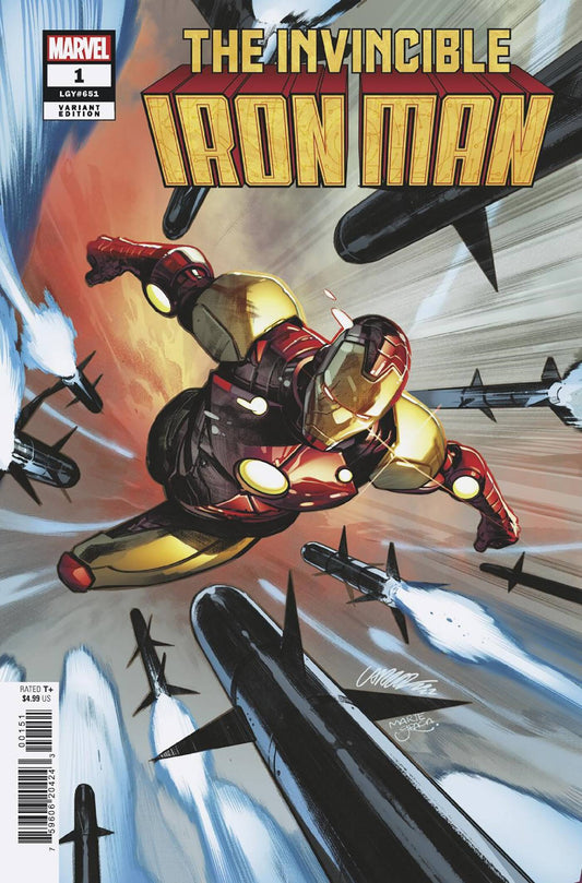 Invincible Iron Man #1 1:25 Pepe Larraz Variant (12/14/2022) Marvel
