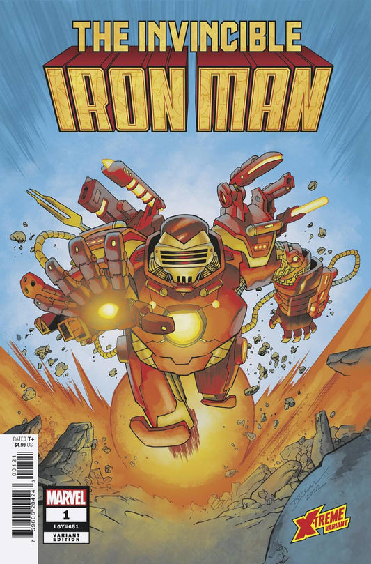 Invincible Iron Man #1 B Declan Shalvey X-Treme Marvel Variant (12/14/2022) Marvel