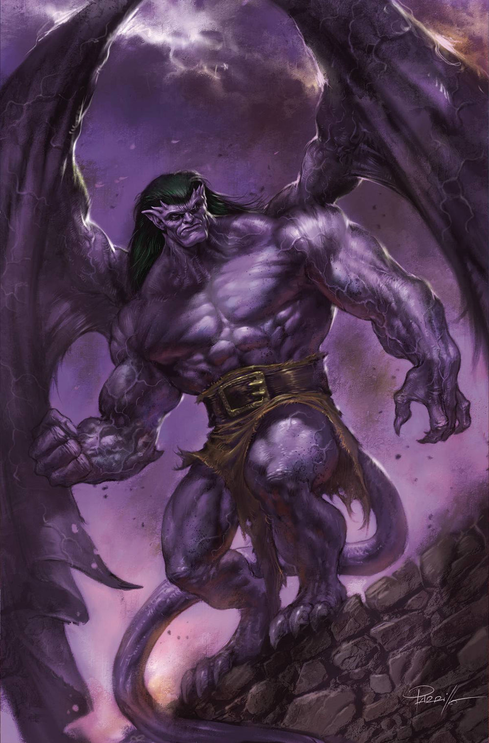Gargoyles #1 1:100 Lucio Parrillo Virgin virgin cover by Lucio Parrillo