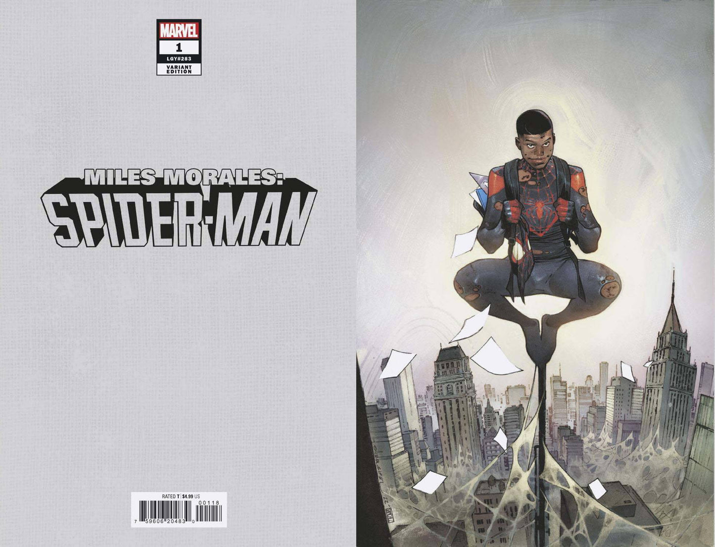 Miles Morales Spider-Man #1 1:100 Oliver Coipel Virgin Variant (12/07/2022) Marvel