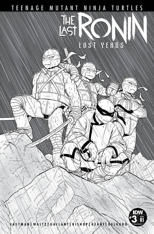 Tmnt Last Ronin Lost Years #3 E 1:50 Jamie McKelvie Teenage Mutant Ninja Turtles (04/26/2023) Idw