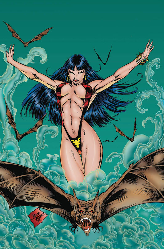 Vampirella Strikes #6 R 1:15 Mike Deodato Modern Icon Virgin FOC Variant (10/19/2022) Dynamite