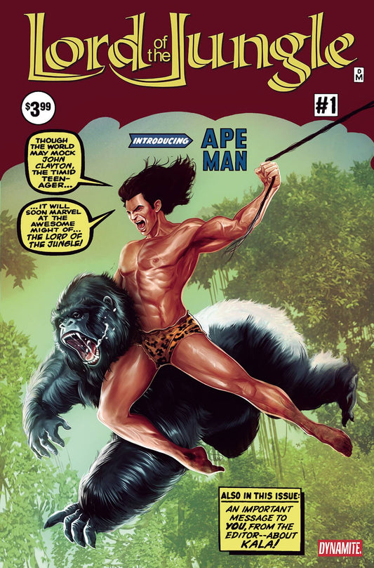 Lord Of The Jungle #1 R Daniel Maine Amazing Fantasy 15 Homage FOC Variant (11/09/2022) Dynamite