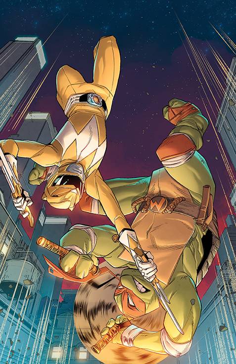 Mmpr Tmnt Ii #3 (Of 5) H 1:75 Cardstock Ig Guara Variant Teenage Mutant Ninja Turtles Power Rangers (02/22/2023) Boom